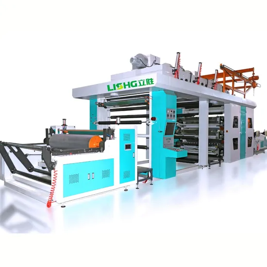 6 cores PP automático de alta velocidade/saco de papel/não